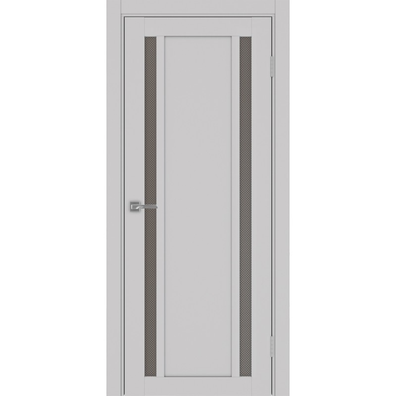 Межкомнатная дверь Турин 522.212, цвет пепельный, заполнение Пунта бронзовое, размер 200*80 см.