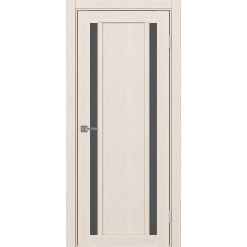 Межкомнатная дверь Турин 522.212, цвет ясень перламутровый, заполнение Графит матовое, размер 200*80 см.