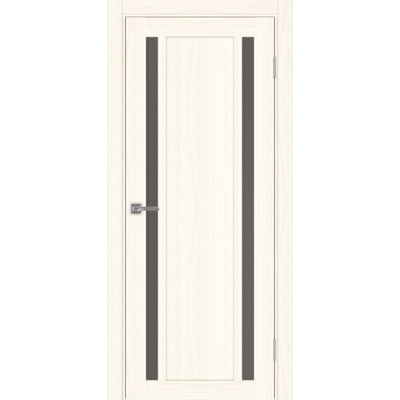 Межкомнатная дверь Турин 522.212, цвет ясень светлый, заполнение Бронза матовое, размер 200*80 см.