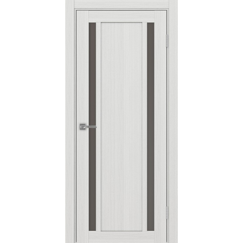 Межкомнатная дверь Турин 522.212, цвет ясень серебристый, заполнение Бронза матовое, размер 200*80 см.