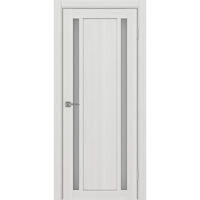 Межкомнатная дверь Турин 522.212, цвет ясень серебристый, заполнение Пунта бесцветное, размер 200*80 см.