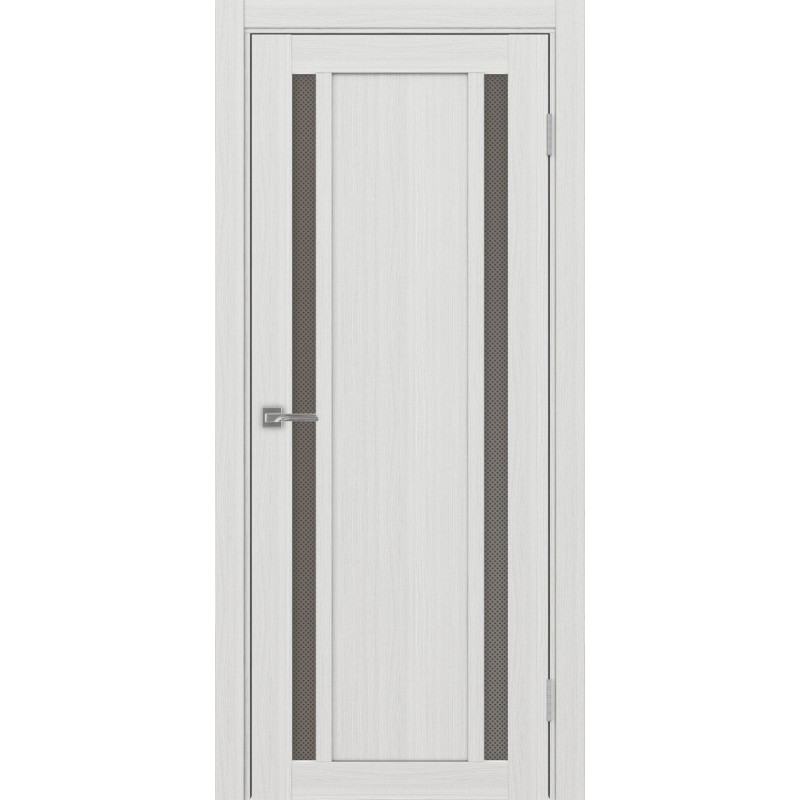 Межкомнатная дверь Турин 522.212, цвет ясень серебристый, заполнение Пунта бронзовое, размер 200*80 см.