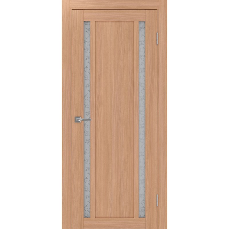 Межкомнатная дверь Турин 522.212, цвет ясень тёмный, заполнение Дали бесцветное, размер 200*80 см.