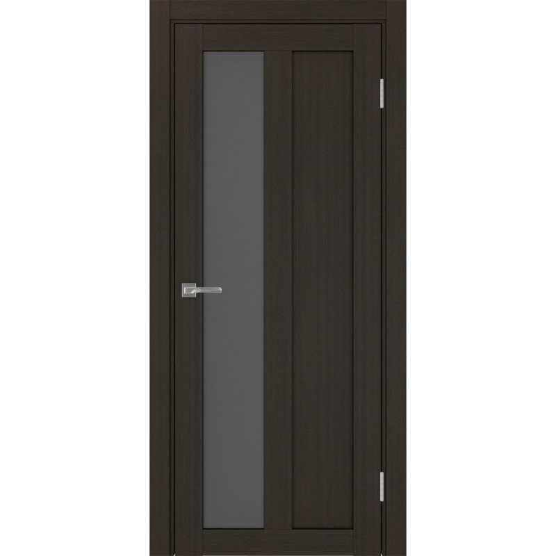 Межкомнатная дверь Турин 521.21, цвет венге FL, заполнение Графит матовое, размер 200*80 см.