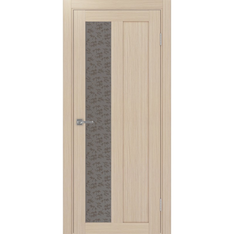 Межкомнатная дверь Турин 521.21, цвет дуб беленый FL, заполнение Дали бронзовое, размер 200*80 см.