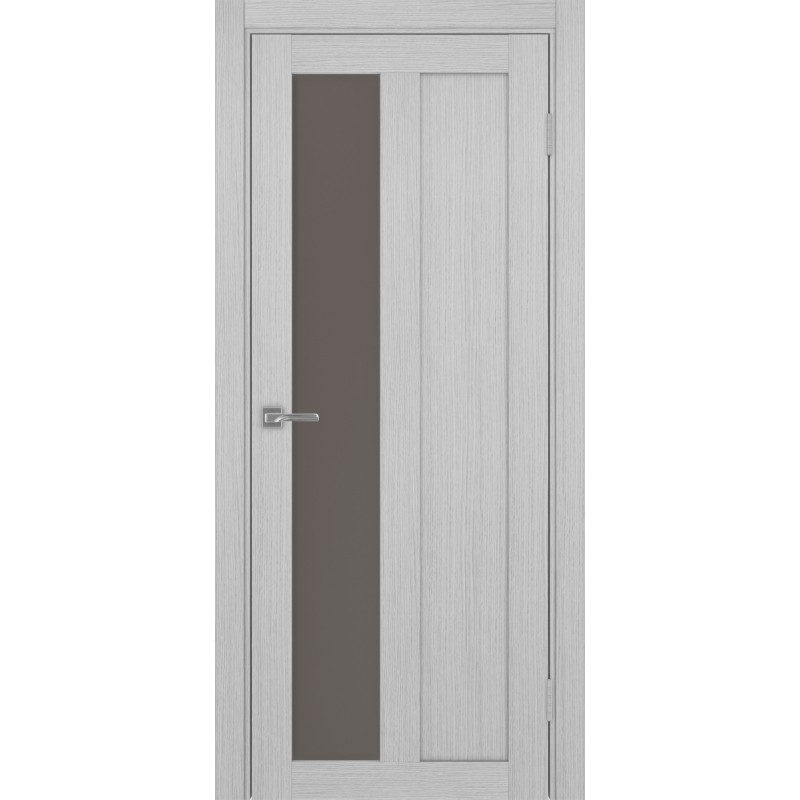 Межкомнатная дверь Турин 521.21, цвет дуб серый FL, заполнение Бронза матовое, размер 200*80 см.