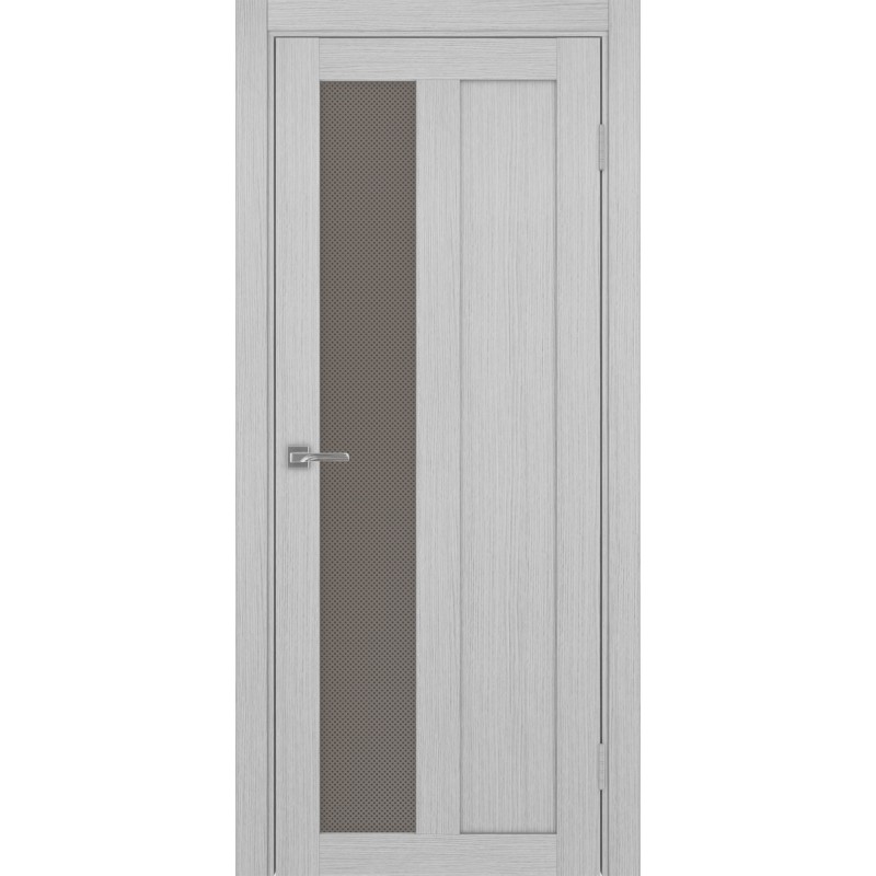 Межкомнатная дверь Турин 521.21, цвет дуб серый FL, заполнение Пунта бронзовое, размер 200*80 см.