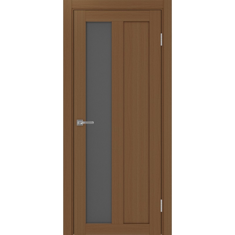Межкомнатная дверь Турин 521.21, цвет орех NL, заполнение Графит матовое, размер 200*80 см.