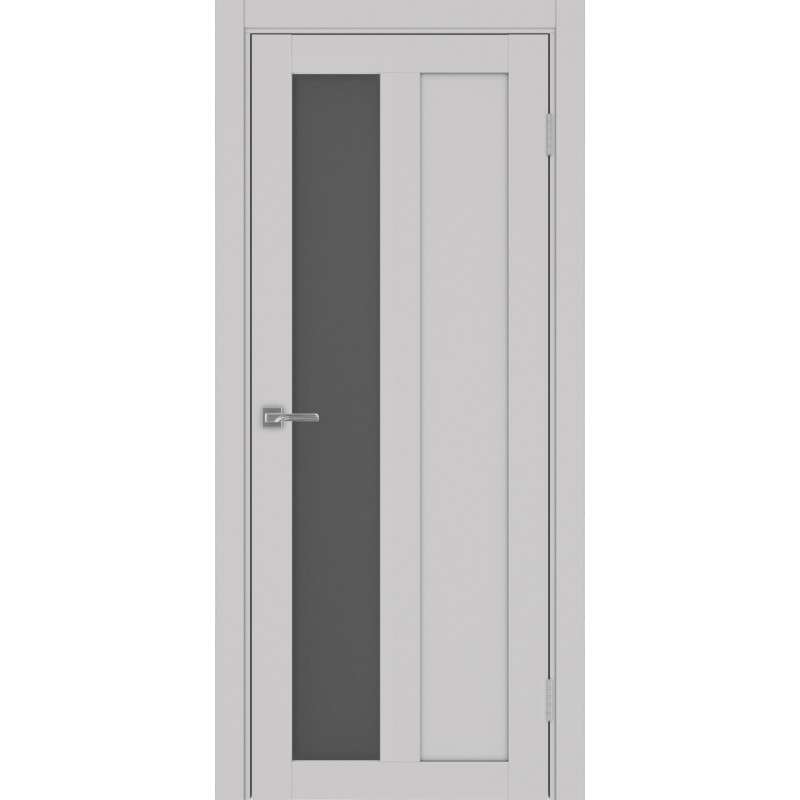 Межкомнатная дверь Турин 521.21, цвет пепельный, заполнение Графит матовое, размер 200*80 см.