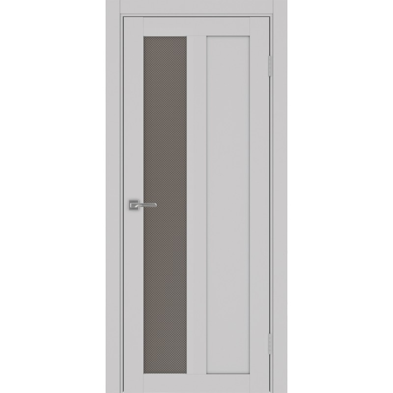 Межкомнатная дверь Турин 521.21, цвет пепельный, заполнение Пунта бронзовое, размер 200*80 см.