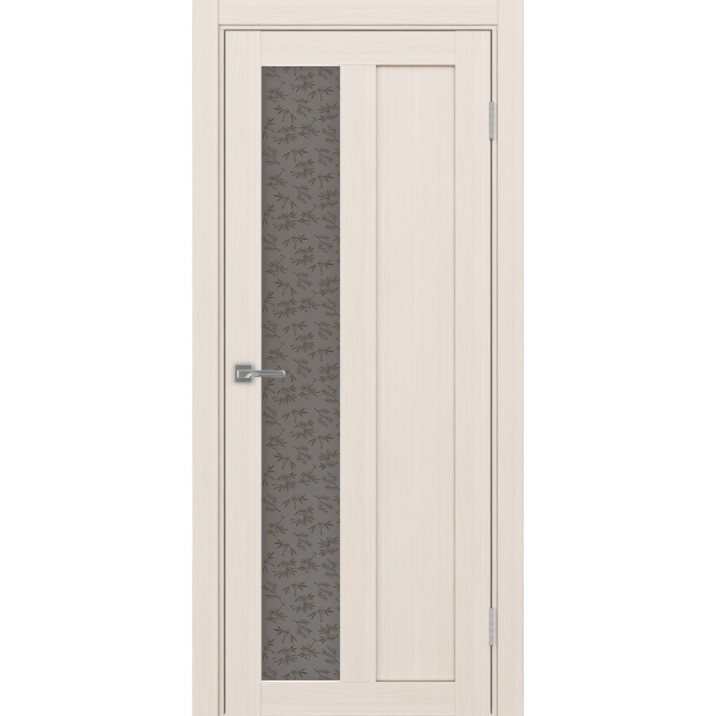 Межкомнатная дверь Турин 521.21, цвет ясень перламутровый, заполнение Дали бронзовое, размер 200*80 см.