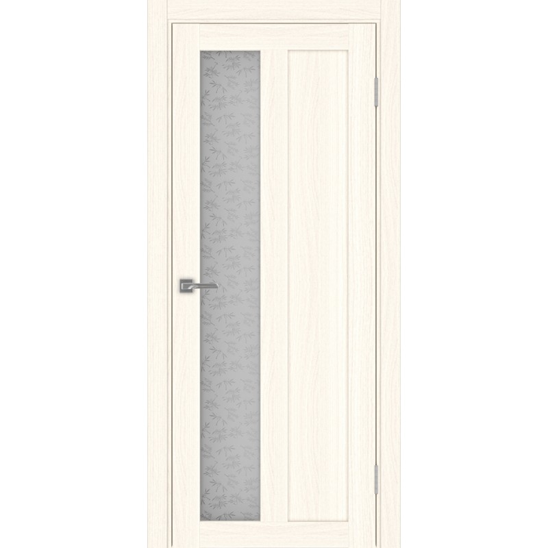 Межкомнатная дверь Турин 521.21, цвет ясень светлый, заполнение Дали бесцветное, размер 200*80 см.