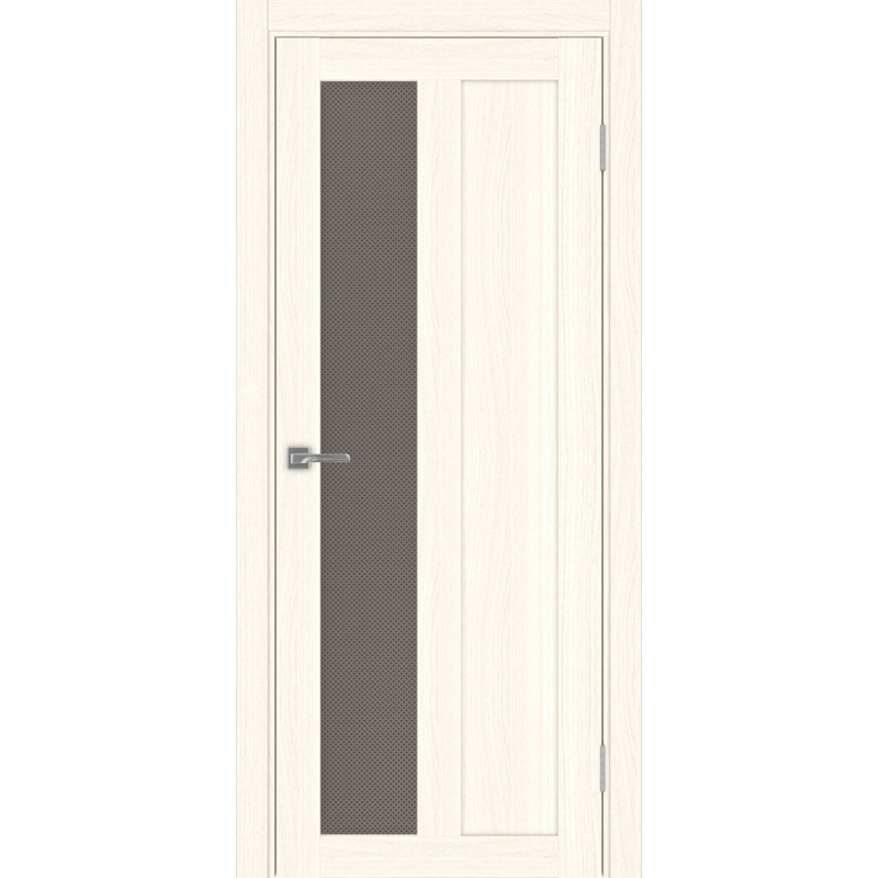 Межкомнатная дверь Турин 521.21, цвет ясень светлый, заполнение Пунта бронзовое, размер 200*80 см.