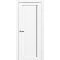 Турин 522AПП.212, цвет Белый снежный молдинг алюм.чёрн стекло LACбелый, размер 80*200 см.