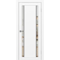 Турин 522.212 АПП молдинг SB, цвет белый снежный, заполнение Зеркало/Зеркало, размер 200*80 см.