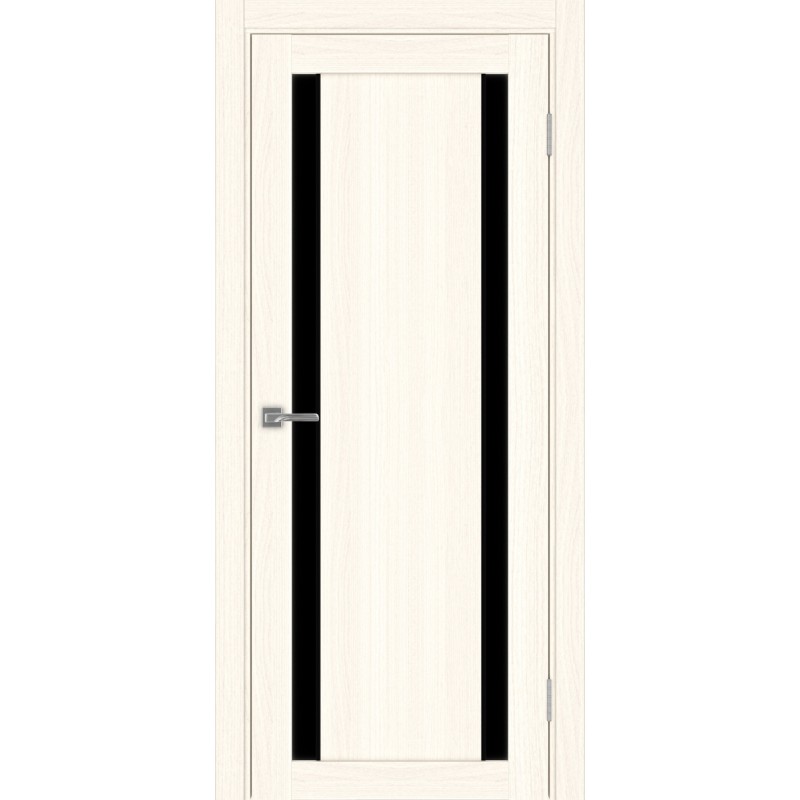 Межкомнатная дверь Турин 522.212 АПП молдинг SB, цвет ясень светлый, заполнение LACчерный, размер 200*80 см.