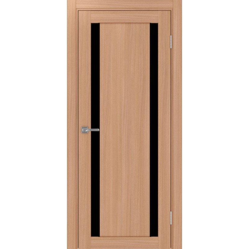 Межкомнатная дверь Турин 522.212 АПП молдинг SB, цвет ясень тёмный, заполнение LACчерный, размер 200*80 см.