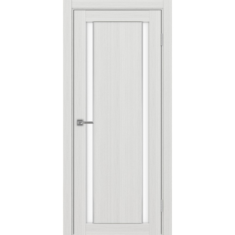 Межкомнатная дверь Турин 522.212 АПП молдинг SC, цвет ясень серебристый, заполнение LACбелый, размер 200*80 см.