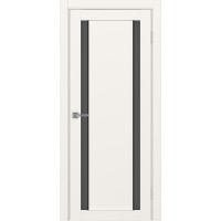 Турин 522АПС.212, цвет Бежевый молдинг алюм.чёрн стекло Графит матовое, размер 80*200 см.