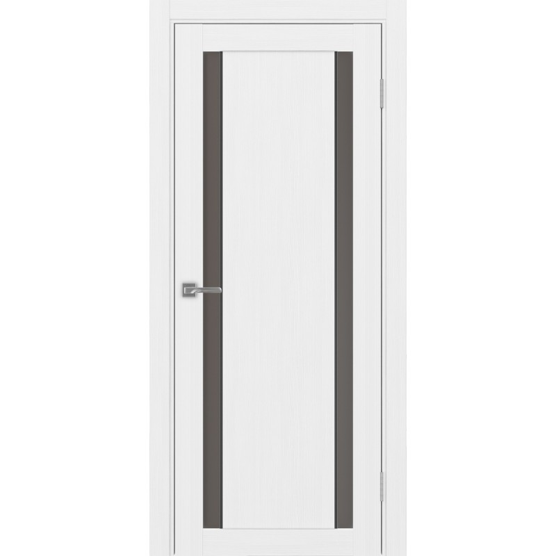 Межкомнатная дверь Турин 522.212 АПС молдинг SB, цвет белый лёд, заполнение Бронза матовое, размер 200*80 см.