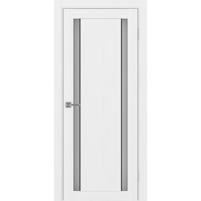 Межкомнатная дверь Турин 522.212 АПС молдинг SB, цвет белый лёд, заполнение Пунта бесцветное, размер 200*80 см.