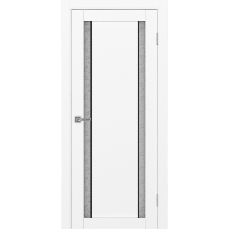 Межкомнатная дверь Турин 522.212 АПС молдинг SB, цвет белый снежный, заполнение Дали бесцветное, размер 200*80 см.