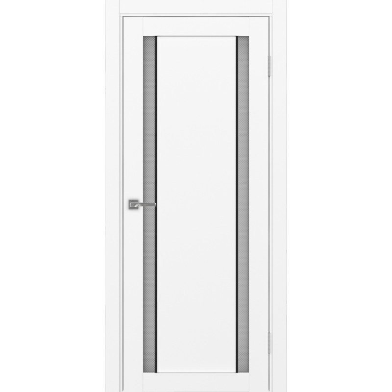 Межкомнатная дверь Турин 522.212 АПС молдинг SB, цвет белый снежный, заполнение Пунта бесцветное, размер 200*80 см.