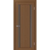 Турин 522АПС.212, цвет Орех NL молдинг алюм.чёрн стекло Бронза матовое, размер 80*200 см.