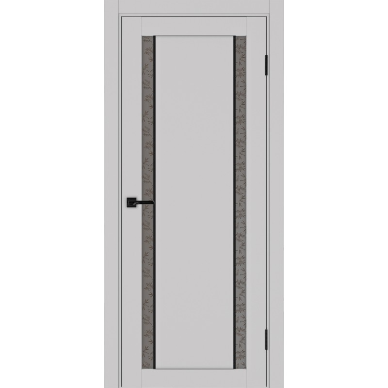 Межкомнатная дверь Турин 522.212 АПС молдинг SB, цвет пепельный, заполнение Дали бронзовое, размер 200*80 см.