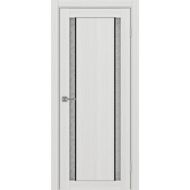 Межкомнатная дверь Турин 522.212 АПС молдинг SB, цвет ясень серебристый, заполнение Дали бесцветное, размер 200*80 см.