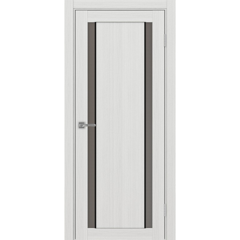 Межкомнатная дверь Турин 522.212 АПС молдинг SB, цвет ясень серебристый, заполнение Пунта бронзовое, размер 200*80 см.