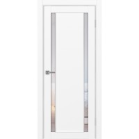 Турин 522АПС.212, цвет Белый снежный молдинг алюм.хром стекло Прозрачное, размер 80*200 см.