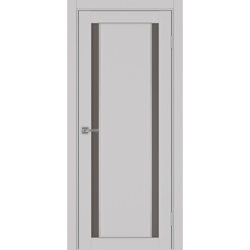 Межкомнатная дверь Турин 522.212 АПС молдинг SC, цвет пепельный, заполнение Бронза матовое, размер 200*80 см.