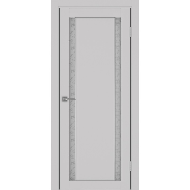 Межкомнатная дверь Турин 522.212 АПС молдинг SC, цвет пепельный, заполнение Дали бесцветное, размер 200*80 см.