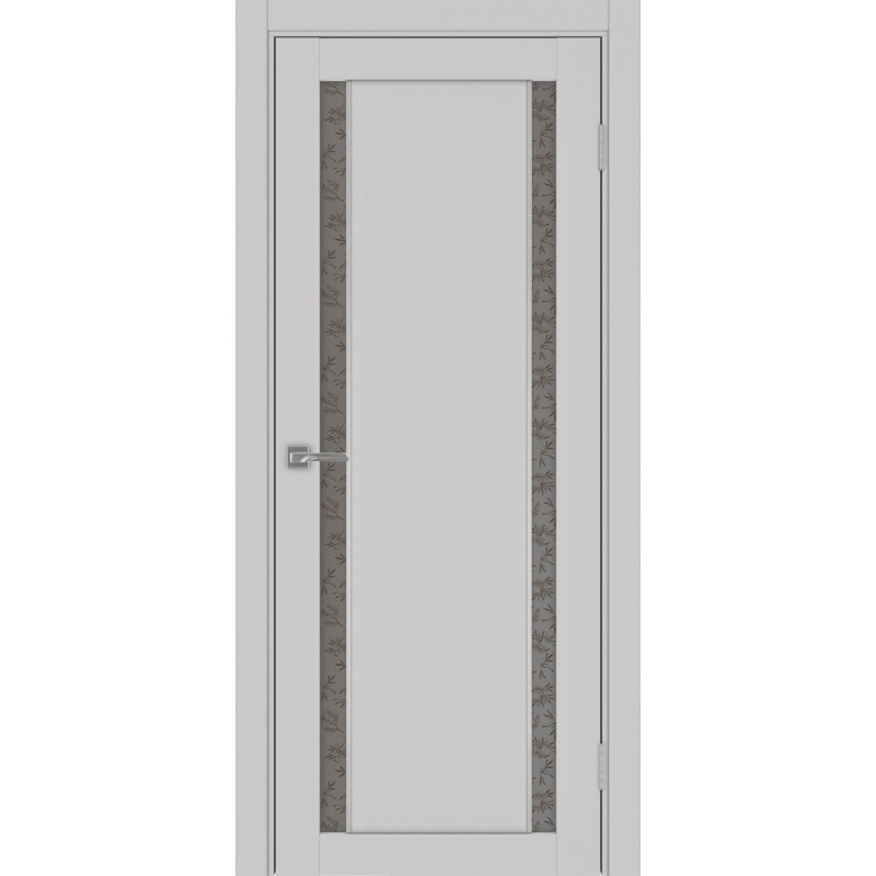 Межкомнатная дверь Турин 522.212 АПС молдинг SC, цвет пепельный, заполнение Дали бронзовое, размер 200*80 см.