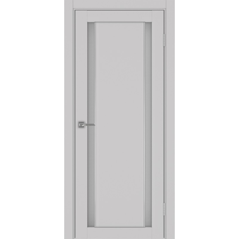 Межкомнатная дверь Турин 522.212 АПС молдинг SC, цвет пепельный, заполнение Пунта бесцветное, размер 200*80 см.