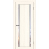 Турин_522АПС.212, цвет Ясень светлый молдинг алюм.хром стекло Прозрачное, размер 80*200 см.