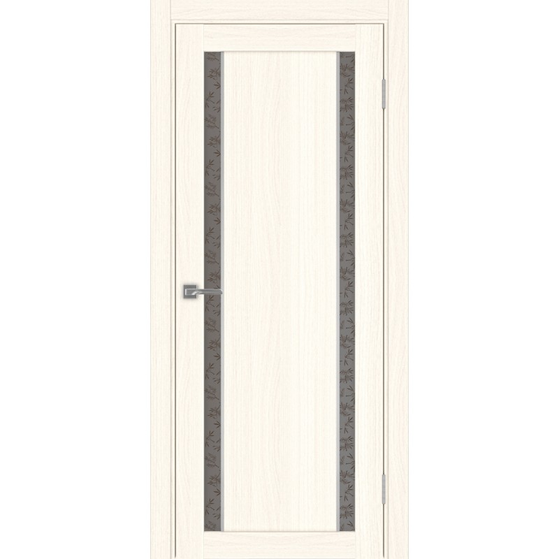 Межкомнатная дверь Турин 522.212 АПС молдинг SC, цвет ясень светлый, заполнение Дали бронзовое, размер 200*80 см.