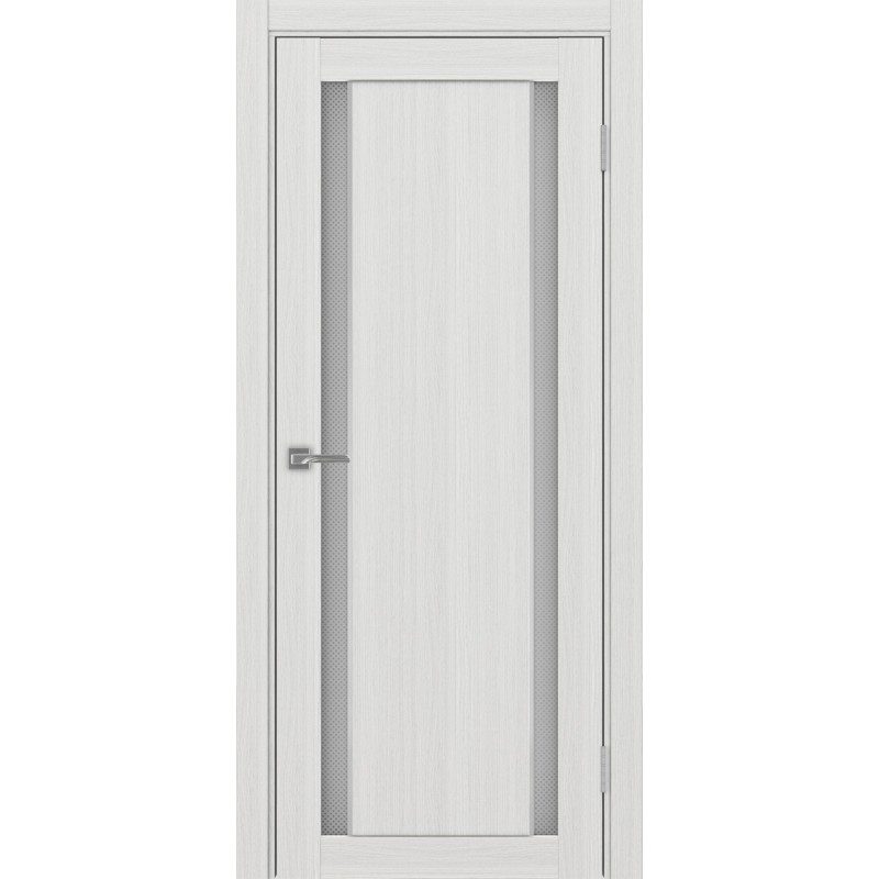 Межкомнатная дверь Турин 522.212 АПС молдинг SC, цвет ясень серебристый, заполнение Пунта бесцветное, размер 200*80 см.