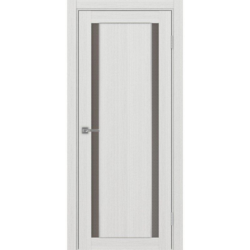 Межкомнатная дверь Турин 522.212 АПС молдинг SC, цвет ясень серебристый, заполнение Пунта бронзовое, размер 200*80 см.