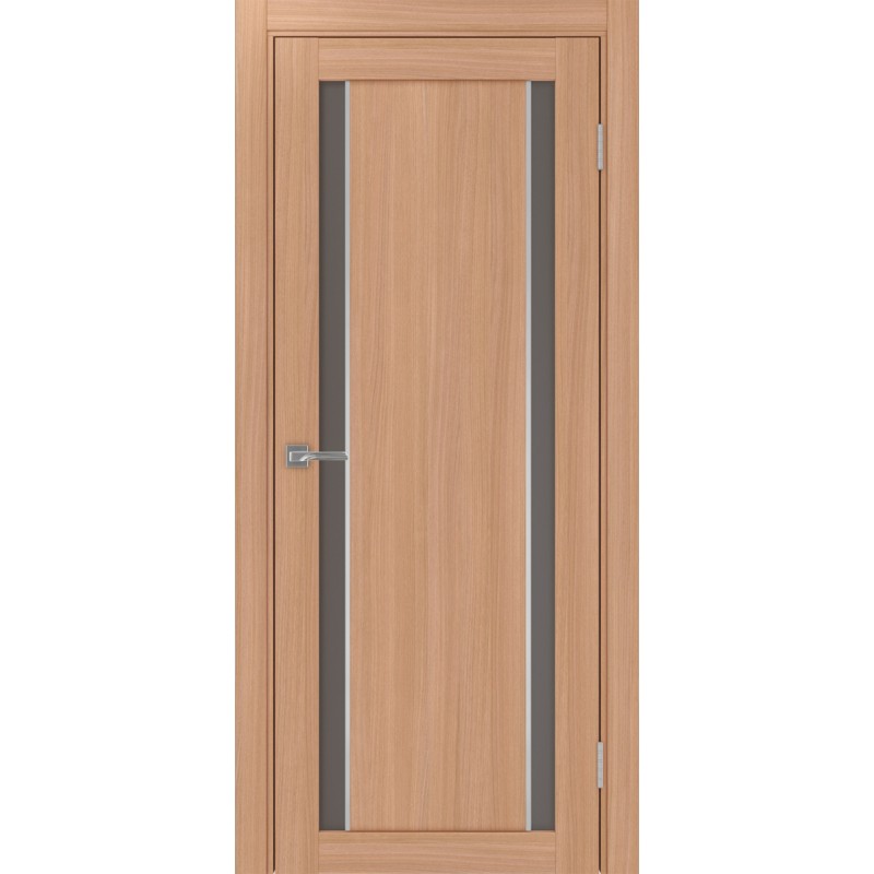 Межкомнатная дверь Турин 522.212 АПС молдинг SC, цвет ясень тёмный, заполнение Бронза матовое, размер 200*80 см.