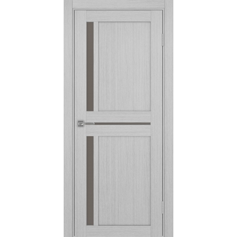 Межкомнатная дверь Турин 523.221, цвет дуб серый FL, заполнение Пунта бронзовое, размер 200*80 см.