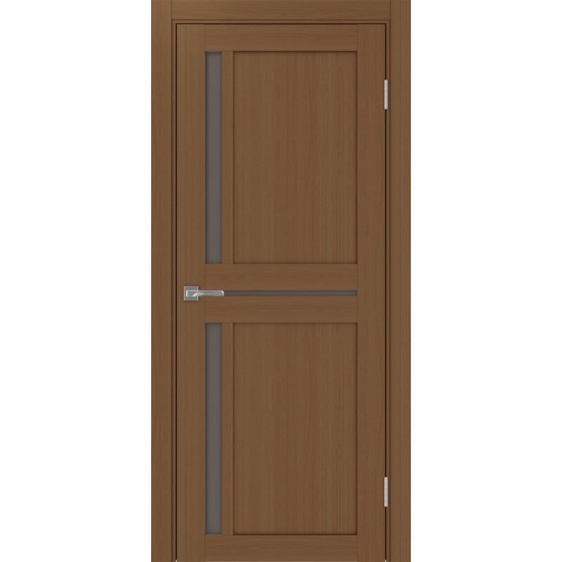 Межкомнатная дверь Турин 523.221, цвет орех NL, заполнение Бронза матовое, размер 200*80 см.