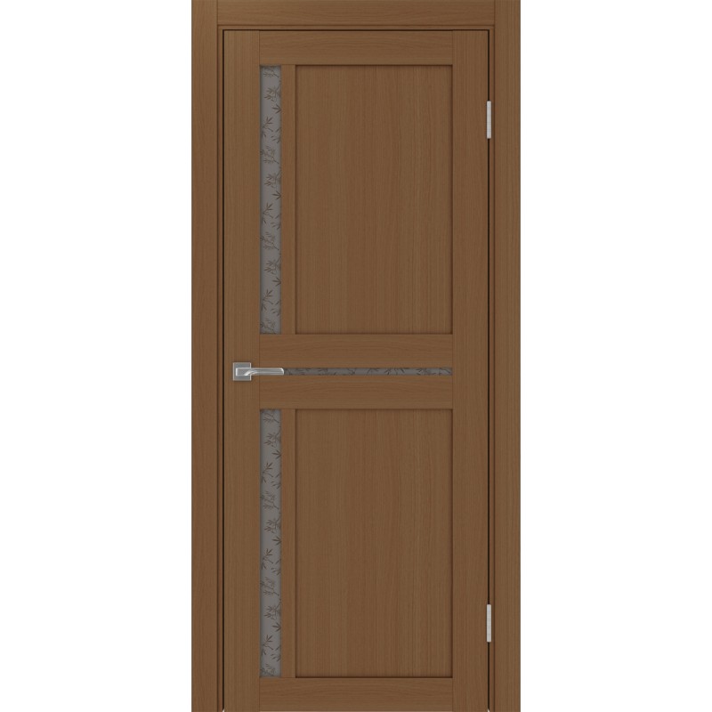 Межкомнатная дверь Турин 523.221, цвет орех NL, заполнение Дали бронзовое, размер 200*80 см.