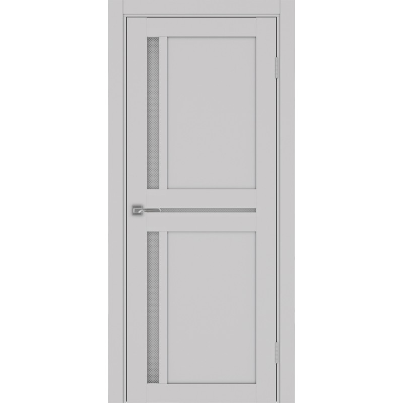 Межкомнатная дверь Турин 523.221, цвет пепельный, заполнение Пунта бесцветное, размер 200*80 см.