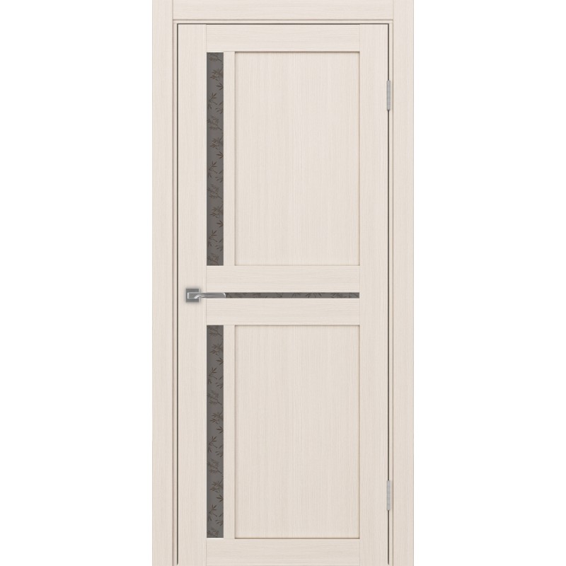 Межкомнатная дверь Турин 523.221, цвет ясень перламутровый, заполнение Дали бронзовое, размер 200*80 см.