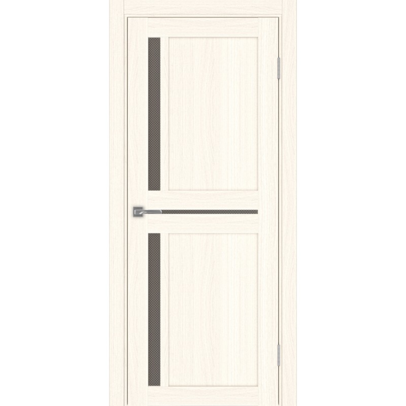 Межкомнатная дверь Турин 523.221, цвет ясень светлый, заполнение Пунта бронзовое, размер 200*80 см.