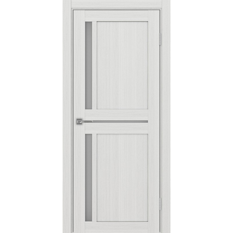 Межкомнатная дверь Турин 523.221, цвет ясень серебристый, заполнение Пунта бесцветное, размер 200*80 см.