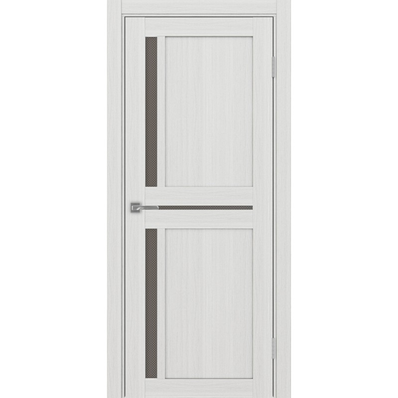 Межкомнатная дверь Турин 523.221, цвет ясень серебристый, заполнение Пунта бронзовое, размер 200*80 см.