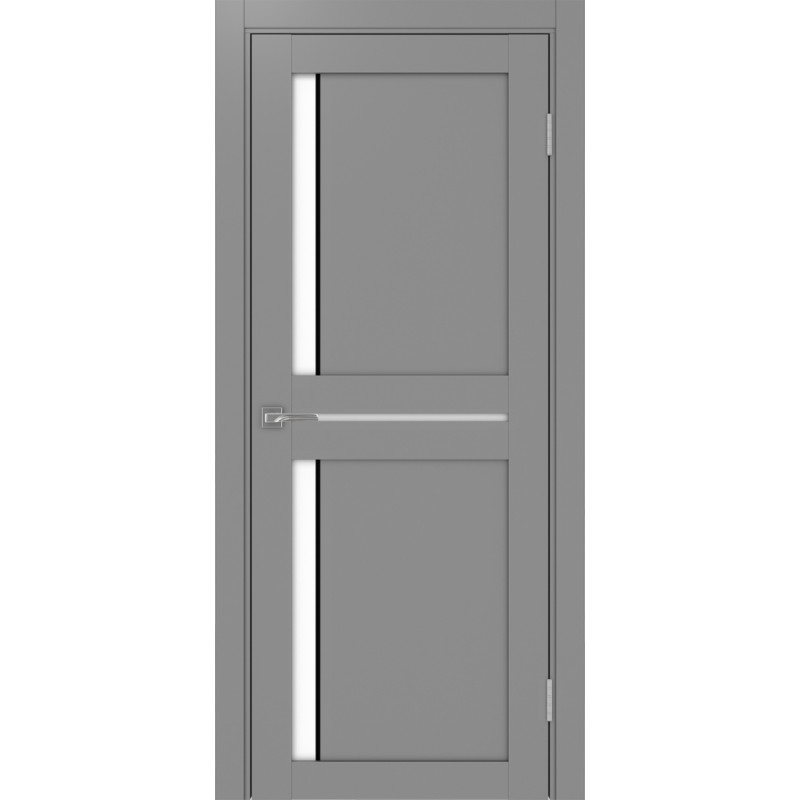 Межкомнатная дверь Турин 523.221 АПП молдинг SB, цвет серый, заполнение LACбелый, размер 200*80 см.